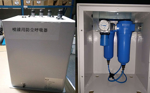 呼吸過濾器系統示意圖