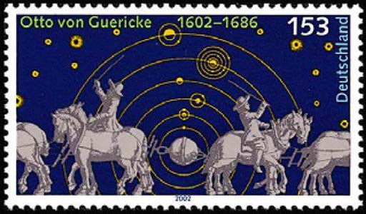 馬德堡半球實驗郵票 馬德堡半球實驗郵票