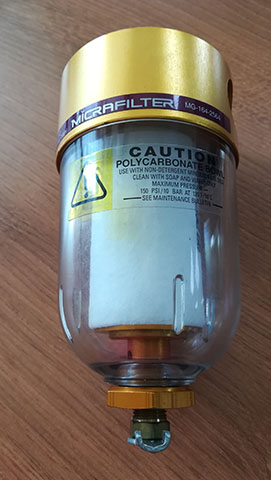 10barg SR微型壓縮空氣過濾器MicraGold產品實圖