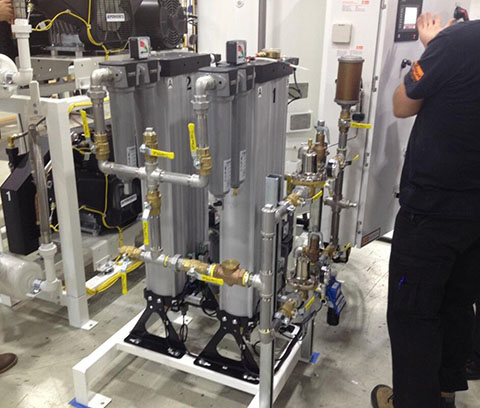 SR吸附式干燥機在空壓系統中 SR吸附式干燥機在空壓系統中