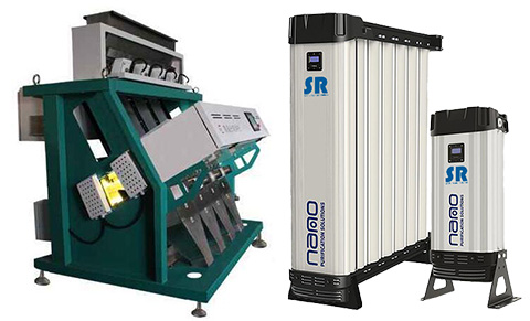 SR模塊化吸附式干燥機與大米色選機更配哦 SR模塊化吸附式干燥機與大米色選機更配哦