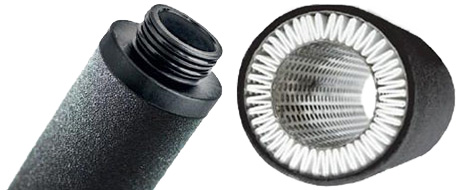 SR醫用真空除菌過濾器內部的褶疊式除菌濾芯及剖面圖 SR醫用真空除菌過濾器內部的褶疊式除菌濾芯及剖面圖