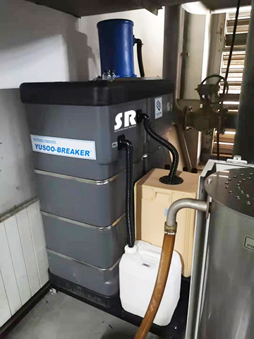 空壓系統廢油收集器YUSOO-100在車間