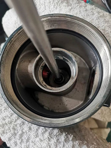 5HPS200高壓氣體過濾器上端蓋內部